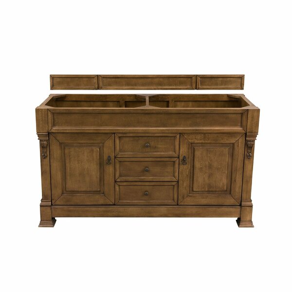 James Martin Vanities Brookfield 60in Double Vanity Cabinet, Country Oak 147-114-5671